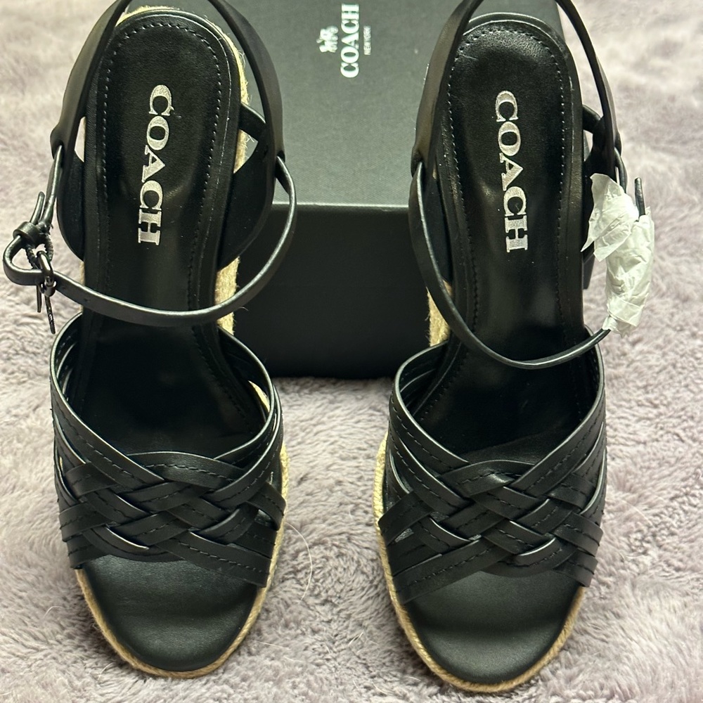 Coach Wedge Sandals - BNIB - Picture 5 of 8